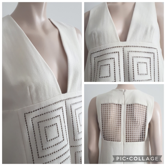 🎈Host Pick🎈Tibi | Wool-blend Eyelet V-neck Dress - Picture 10 of 13